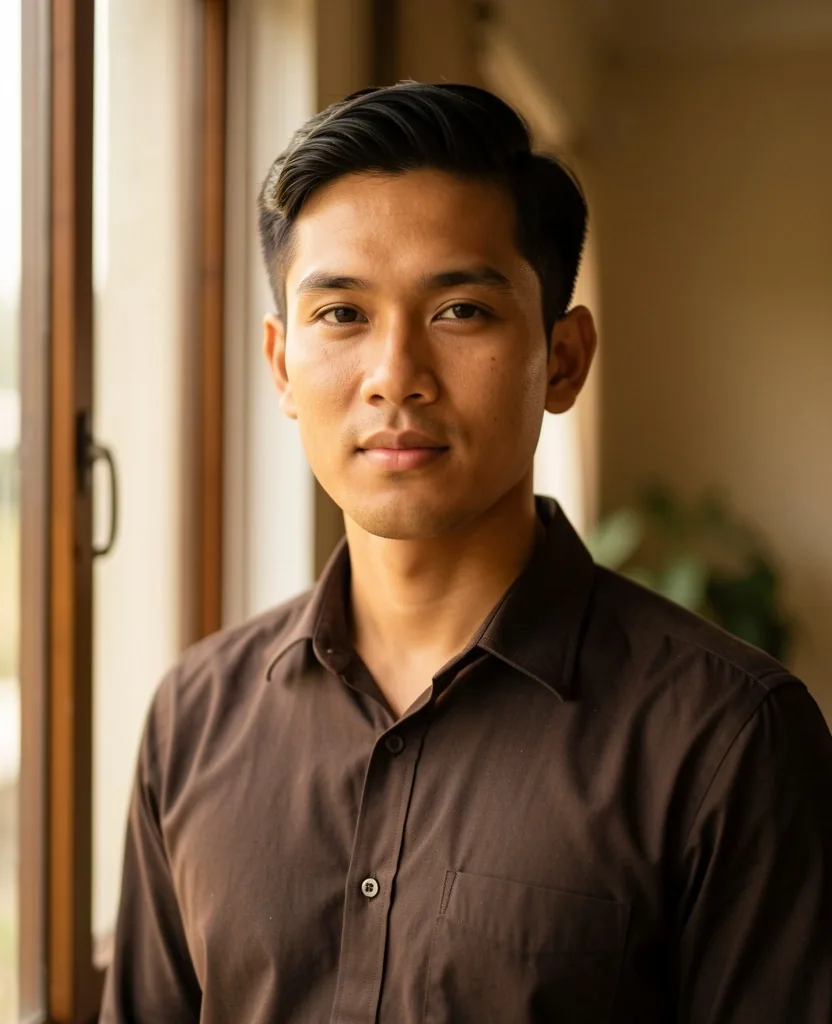 Man portrait representing daily vitality